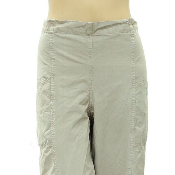 Ewa I Walla Solid Vintage Pocket Gray Trouser Pants Wide Leg Cotton S NWD 282993 - Picture 2 of 7